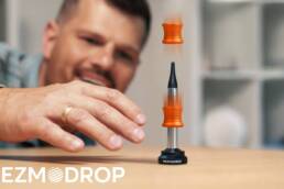 MEZMODROP- Kinetic Desk toy That Performs Impossible Landing