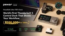 PexarBolt- The Thunderbolt 5 Dock that Shows Your Workflow