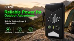 Shine- All-in-One Foldable Solar Power Charger for Outdoors