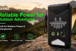 Shine- All-in-One Foldable Solar Power Charger for Outdoors