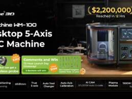 Xhorse3D Xmachine WM-100 Desktop Simultaneous 5-Axis CNC