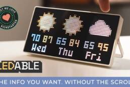 LEDABLE- The Retro Smart Display Built for Your Desk