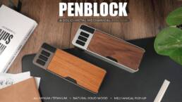 PENBLOCK - The Mechanical Pen Box That Opens at a Press