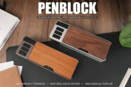 PENBLOCK - The Mechanical Pen Box That Opens at a Press