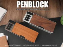 PENBLOCK - The Mechanical Pen Box That Opens at a Press