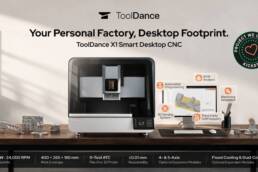 ToolDance X1- Smart Desktop CNC with Industrial Capability