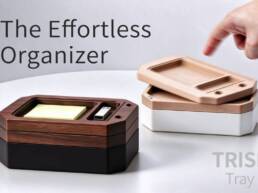TriSpin - An Effortless Rotating Desktop Organizer-Stackable